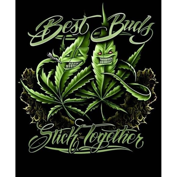 BestBuds Other - New Best Buds Stick Together Plush Throw Blanket Pot Leaf Smoke Weed Hippie SOFT